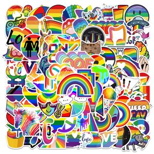 Autocollants arc-en-ciel Gay Pride, 100 pièces, pour LGBTQ AZ078HT204