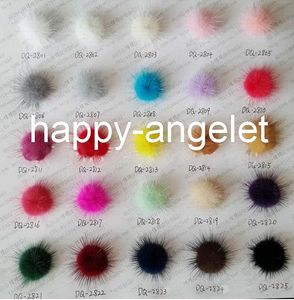 100 pcs dans une couleur 28mm Fur Craft pompon boule pom pom pompons pour vêtements chaussures Épingles à cheveux barrettes ornement accessoires GR101