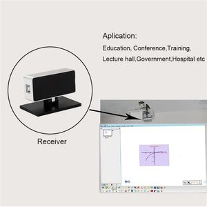 100 puntos Finger Touch portátil interactivo interactivo pizarra infrarroja tablero inteligente tablero digital para reuniones educativas
