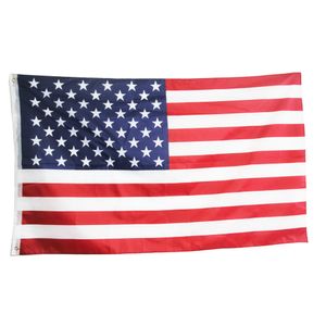 Venta al por mayor directa de fábrica 3x5Fts 90x150cm EE. UU. Bandera estadounidense de América Estados Unidos estrellas rayas