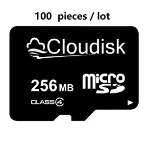 100% capacité réelle 100 pcs/lot 256 mo cartes mémoire 256 mo carte MicroSD classe 4 prix de gros et certificat CE FCC