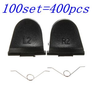 100 ensembles 400 pièces L2 R2 boutons de déclenchement avec ressorts pièces de rechange pour Sony PS4 PlayStation 4 Dualshock 4 contrôleur chaud