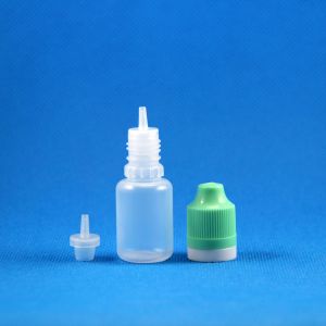 100 Sets / Lot 10ml Flacons compte-gouttes en plastique Tamper Evident Child Double Proof Caps Long Thin Needle Tips e Vapor Cig Liquid Classic