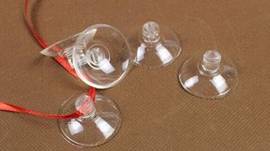 1000 pcs/lot 3 cm en plastique caoutchouc ventouse mariage voiture train ballon décoration transparent verre plastique ventouse tasses