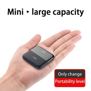 10000mAh Mini Bank Power Power Bank Powerbank External Battery Charger pour iPhone 12 11 Pro Xiaomi Samsung Huawei Charge rapide