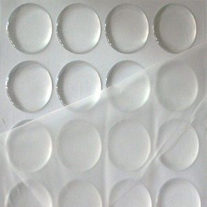 10000pcs / lot TOP QUALITÉ dos transparent Résine Dot Autocollants adhésifs 1 Cercle 3D époxy autocollant Dôme KD1312u