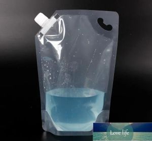 1000ml / 1L All-match Stand Up Plastic Drink Packaging Bec Sac Poche pour Boisson Liquide Jus Lait Café Eau