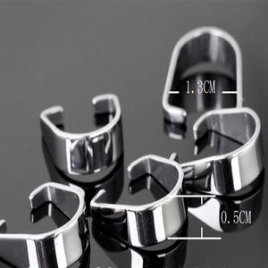 1000 Uds. Ganchos de cierre de plata de acero inoxidable pulido de 13mm accesorios de joyería colgante DIY 2941