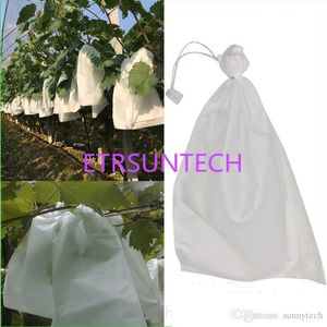 1000pcs / lot sac de raisin anti-oiseau humidité lutte antiparasitaire sacs de protection des fruits tela moustique sac de raisins nanch porta bustine gros LX0245