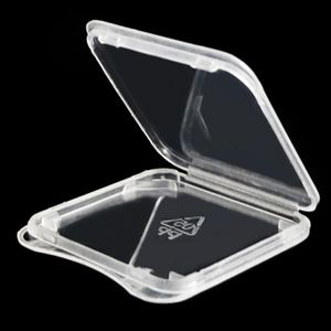 1000pcs / lot Tarjeta SD de alta calidad SDHC SDXC Tarjeta de memoria Protect Case Holder Caja de plástico Jewel Cases258I
