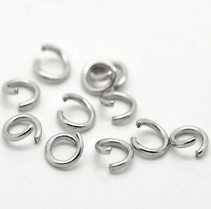1000pcsbags entièrement mince 035 mm Taille anneau de saut en acier inoxydable Split anneaux de bijoux bricolage 1546968