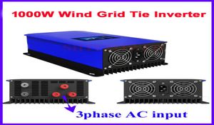 1000W Entrée AC triphasée à la sortie AC 190260 V L'onduleur de vent de cravate de grille avec ControntroneSistor 9813796 de la charge de vidage avec chargement de vidage 9813796