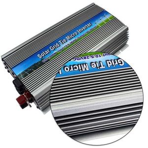 Livraison gratuite 1000W sur micro-onduleur à énergie solaire à onde sinusoïdale pure DC10.5-28V à 220V AC 1kw onduleur à grille pour 18V 1250W PV Power