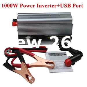 Livraison gratuite 1000W onduleur à onde sinusoïdale modifiée DC 12V à AC 220V convertisseur de transformateur de tension pour ménage/électrique