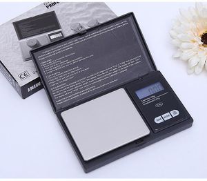 100g 0,01g Mini LCD balanza electrónica de bolsillo de acero inoxidable joyería portátil oro diamante balanza de ponderación envío gratis
