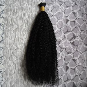 100g cheveux humains tressés en vrac afro crépus bouclés cheveux brésiliens en vrac blonds en vrac 100% cheveux crus naturels
