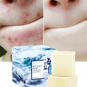 100g sel de mer fait à la main naturel savon au lait de chèvre traitement du visage savon de lavage bain douche savons pour le corps