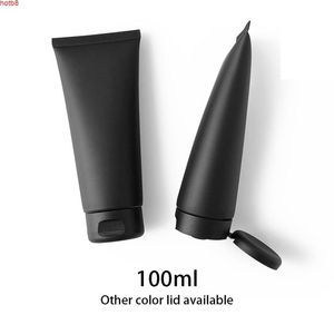 100ml Matte Black Squeeze Bottle Cosmetic Contenedor Cosmético Camino Cream Package Tubo suave de plástico Good Qty4758611