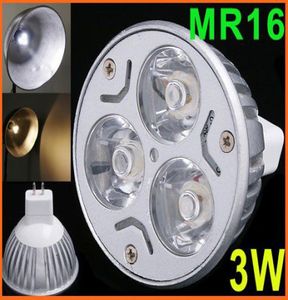 100 Uds 12V 3W 31W MR16 GU53 luz LED blanca bombilla LED para lámpara foco de luz a través de DHL FedEx7616697
