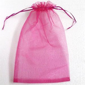 100 pièces gros sacs d'emballage en Organza 20x30cm faveur de mariage sac cadeau de noël fournitures de fête à la maison nouveau 267f