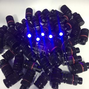 100 Uds arco compuesto violeta fibra óptica LED arco vista luz 3/8-32 hilo luz de caza Universal