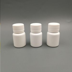 Envío gratis 100 unids/lote 15ml HDPE vacío plástico recargable píldoras farmacéuticas contenedor con tapa de rosca Daadn