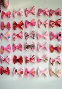 100pcs lot 3 5cm Bows Hairpin For Kids Girls Hair Accessories Baby Hairbows Girl Fleur Barrettes Clips Hair28977323948