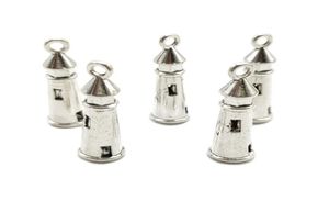 100 unids / lote faro encantos de plata antiguos colgantes Fabricación de joyas DIY para collar pulsera pendientes estilo retro 825 mm DH04827165433