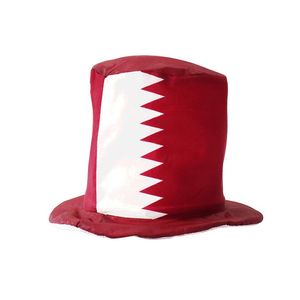 100PCS Hombre Qatar fan hat 6COLOR Fans artículos mujer y hombres Cheering props cap