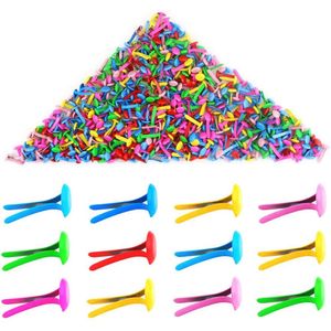 100pcs Round Head Split Pin Brads Scrapbooking Embellissement Fitteur Brad Studs Pike Paper Finders Brads