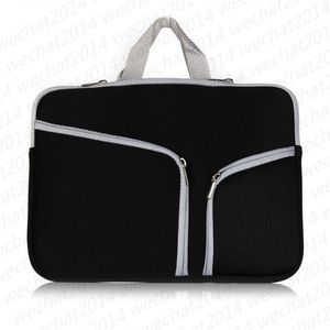 100PCS Funda de bolsa de mano con forro de cremallera suave para Apple Macbook Air Pro 11 '' 12 '' 13 