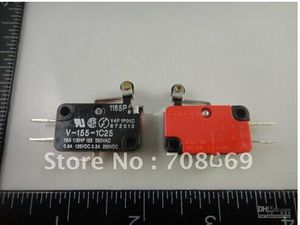 100pcs V-155-1C25 Micro-interrupteur à limite momentanée SPDT Interrupteur à action instantanée