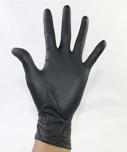 100 unidades de guantes de nitrilo negros desechables de alta calidad en polvo para inspección, laboratorio industrial, hogar y supermercado Comfor6702146