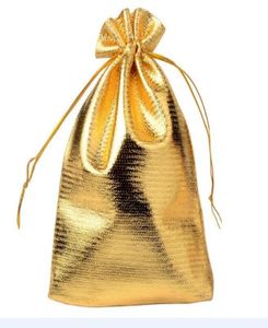 100pcslot gold couleurs bijoux emballage afficher les sacs de sachets pour femmes cortège de mode bricolage W389857745