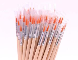 Stylo à crochet fin peint à la main, 100 pièces, stylo à ligne fine, aquarelle, ensemble de pinceaux de peinture à cheveux en Nylon, fournitures d'art 9848182