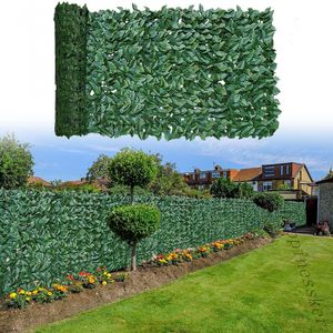 Césped artificial de 100x100cm, plantas de césped verde, adorno de jardín, césped plástico, alfombra, pared, balcón, valla de caña para decoración del hogar