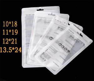 1018 1119 1221 13524cm Case de téléphone blanc Sacs de coffre de vente au détail Sac d'emballage Zipper Opp PP PVC POLY PLAST PLAST PLASTIC BOX POUR 6 IN7020198
