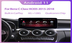 1025quot Qualcomm Android 11 6G RAM 128G ROM CHAR RADIO GPS Navigation Bluetooth WiFi Head Unit Screen for Mercedes Benz GLC CLC CLC CLC CLC