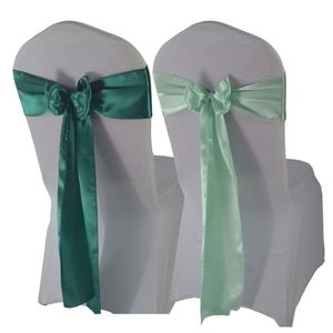 1050pcs Satin Bow Sash Chair Decoration Decoration Ribbon Butterfly Tie Band For Christmas Birthday