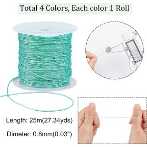 108 yards Bracelet vert String