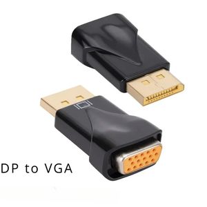 1080p DP à VGA Converter Adapter DisplayPort Display Port mâle vers VGA Femme Converter pour PC Projecteur DVD TV Ordintier Monitor