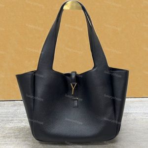 10a Bea Tote Bag Bag Bag Bag Granque de grano Gran capacidad Bolsos de hombro para mujeres con cartera negra bolsas de compras de lujo