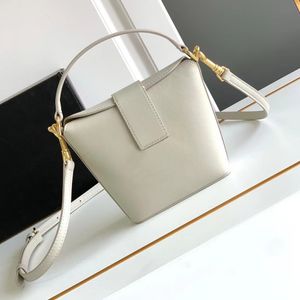 Sac à bandoulière de designer de qualité miroir 10a pour femmes sacs à main en cuir véritable sac à main blanc sac à banc de godet