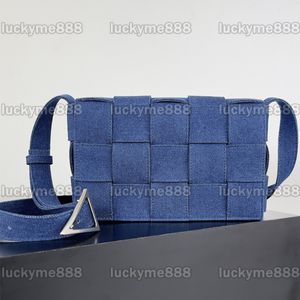 10A Miroir Qualité Designers Brique Cassette Hobo Sacs Petit 23cm Luxurys Sacs À Main Bleu Denim Sac Bourse Femmes Embrayage Sac À Bandoulière Avec Boîte