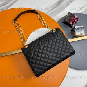 10A Mirror Quality Designers Small Envelope Bag Womens Caviar Leather Chevron Quilted Flap Purse Luxurys Handbags Crossbody Black Shoulder Chain Strap Box Bag