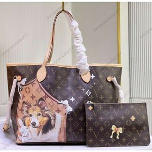 10A jamais sac de designer sacs à main complets femme de luxe sac à main avec portefeuille mode cuir messager chien chiot chat vieux sac à bandoulière fleur MM sacs fourre-tout M40995 de haute qualité