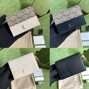 10A Ophidia billetera caja de la tarjeta carteras cortas de alta calidad titular de la tarjeta de lujo monedero mujeres hombres diseñador cremallera ranura para tarjeta monederos bolsa de cuero genuino mini bolsos de embrague