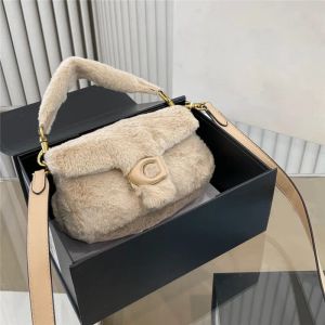 10A Tabby Bolsos Mujer Diseñador Fluffy Hobo Totes de lujo Monederos Diseñadores difusos Bolsos de hombro Bolso cruzado Mujer Hobos Monedero Coa Bolso