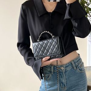 10A Top quality designer bag shoulder handbag 19.3cm WOC Diamond handle crossbody bag genuine leather wallet With box C564
