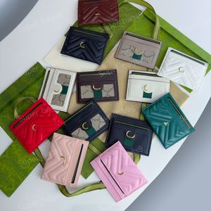 Designer Ophidia Tarjeta Card Holders Luxury Card Case Corto Short Purse Soporte de tarjeta de diseñador Mujeres Menores Control de crédito Ranura de cuero con caja al por mayor